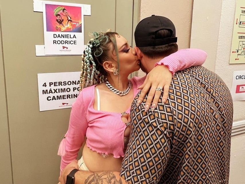 Daniela Rodrice y su sugar daddy.