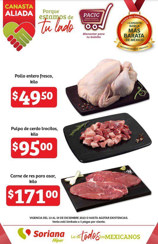 Ofertas de Folleto Soriana Canasta Aliada
