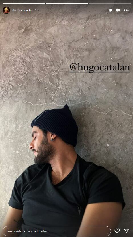 Claudia Martín presume a su novio Hugo Catalán.