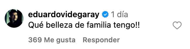 Eduardo Videgaray comenta foto de Sofía Rivera Torres con su hijo