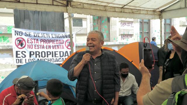 Plantón Congreso de Michoacán