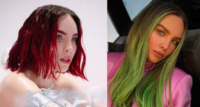 Belinda y sus cambios de look a lo largo de este año