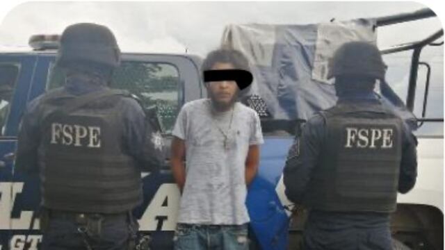 Detenido y decomisos.