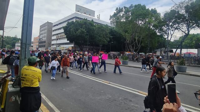 Bloqueo en Centro Histórico CDMX