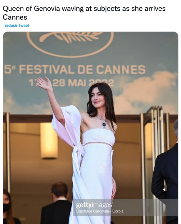 Anne Hathaway; recuerda que es la princesa de Genovia.