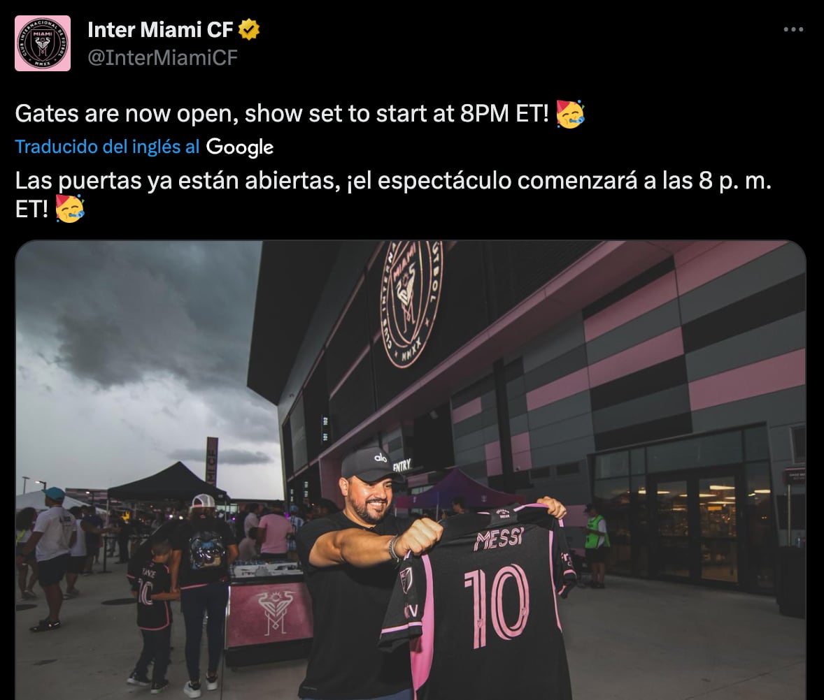 Presentación Lionel Messi Inter Miami