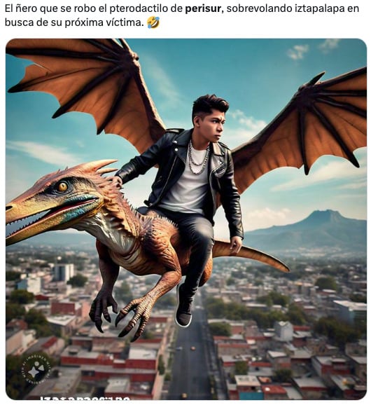 Memes del dinosaurio robado de Perisur del Jurassic World: The Exhibition