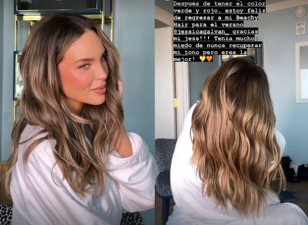 Belinda regresa a su look habitual