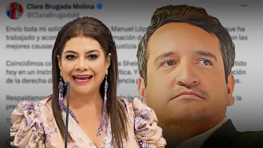 Clara Brugada respalda a Andrés Manuel López Beltrán tras retiro de su visa de Estados Unidos