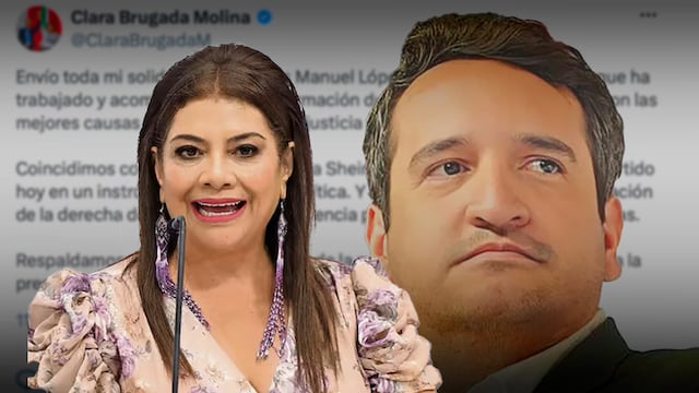 Clara Brugada respalda a Andrés Manuel López Beltrán tras retiro de su visa de Estados Unidos