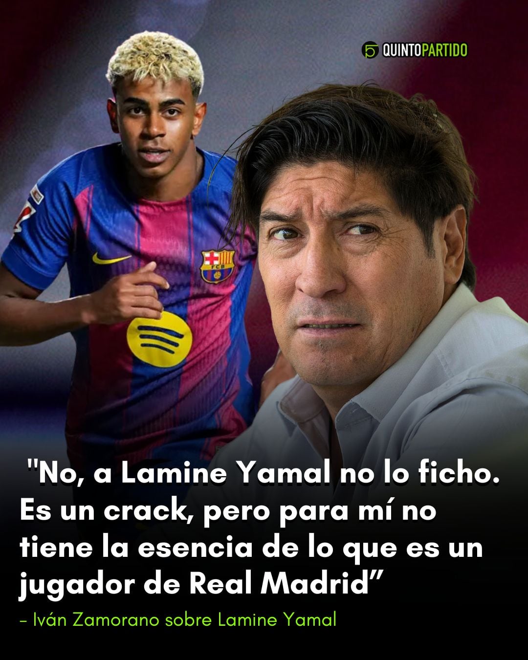 Iván Zamorano sobre Lamine Yamal.
