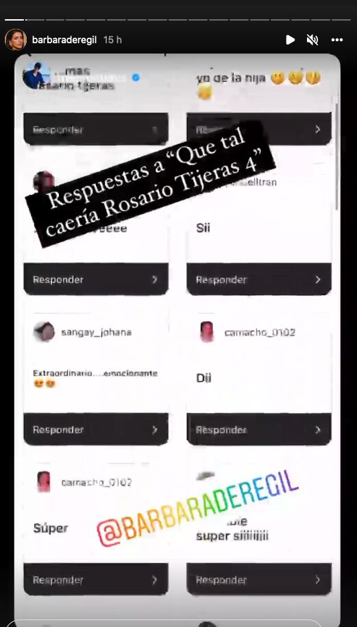 Bárbara de Regil sobre Rosario Tijeras 4