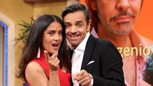 Eugenio Derbez y Salma Hayek