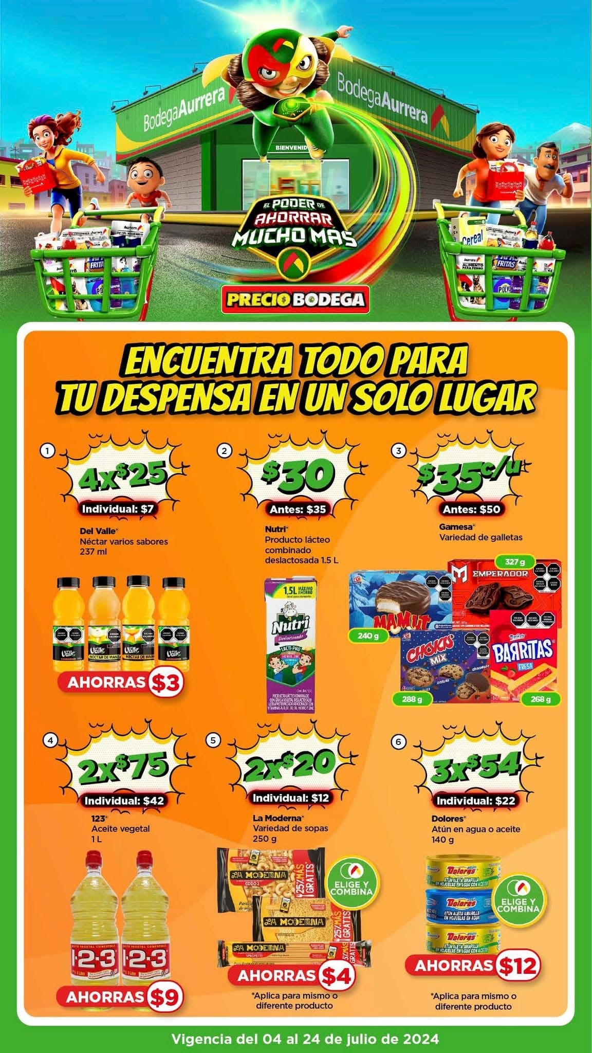 Ofertas Bodega Aurrerá hoy al 24 de julio 2024