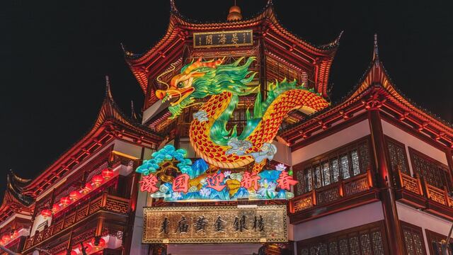 Año nuevo en China, año del dragón