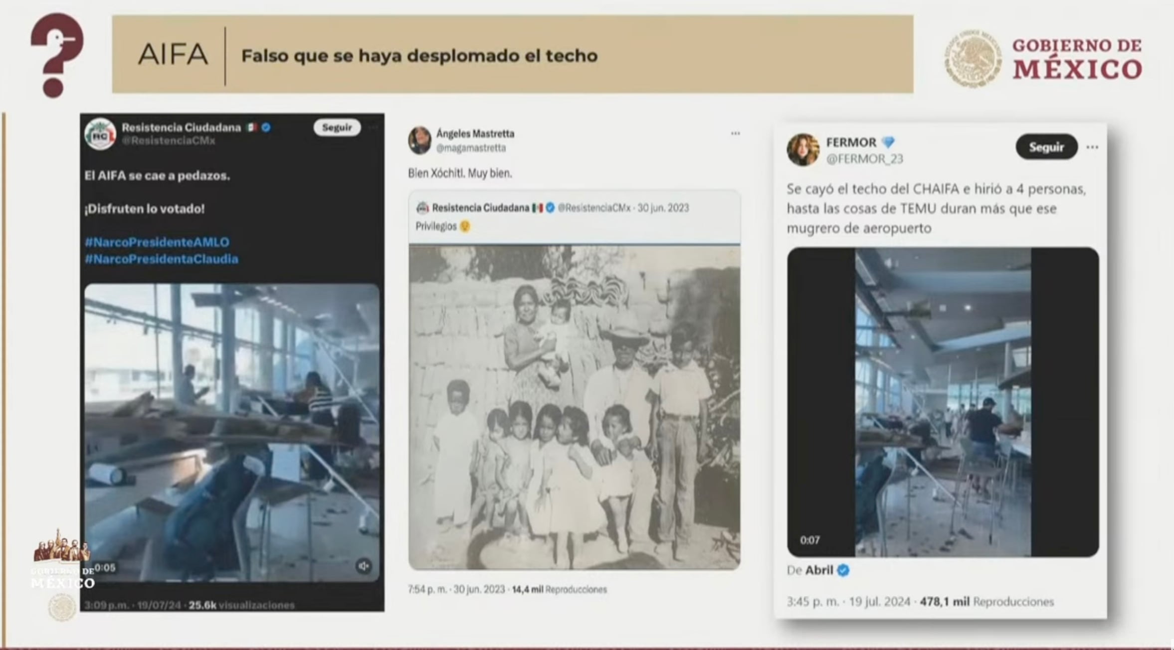 Mentiras de la semana del 24 de julio