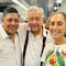 Ricardo Gallardo acompañó a AMLO y Claudia Sheinbaum en la inauguración del Tren Maya