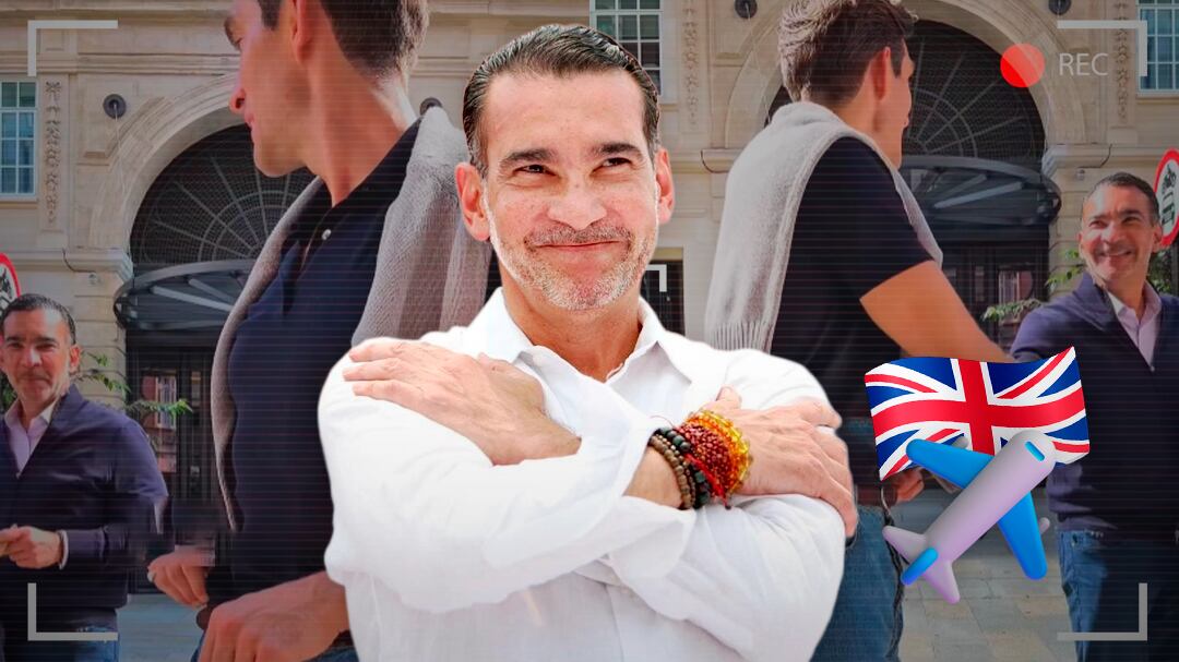 Luis Armando Melgar, senador del Partido Verde, fue exhibido en Londres con el influencer William Wade
