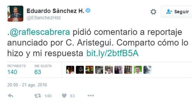 Sanchez responde.