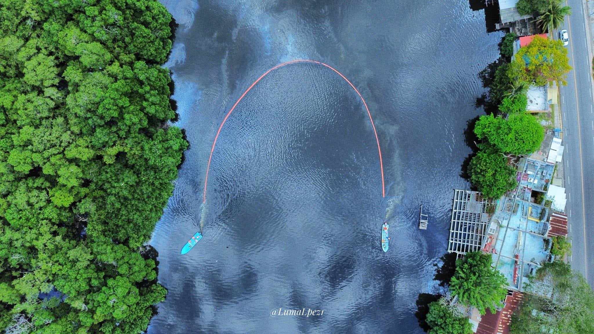 Derrame de hidrocarburo cerca de Dos Bocas