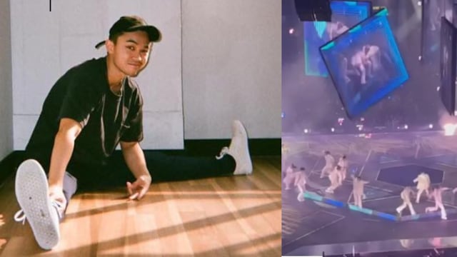 Chang Tsz Fung, bailarín de Mirror que también fue herido por la pantalla gigante
