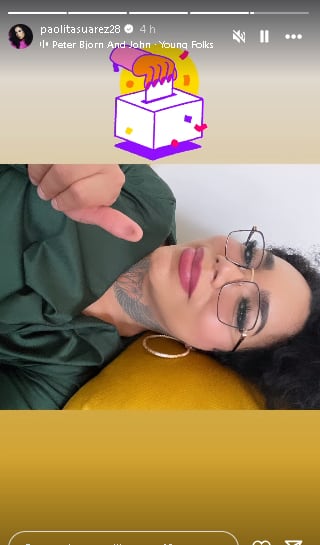 Paolita Suárez comparte que ya votó en las elecciones México 2024.