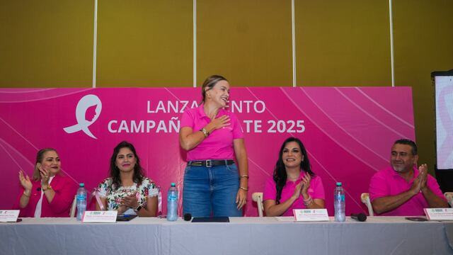 Cecilia Patrón anunció mastografías sin costo durante el octubre rosa en Mérida.