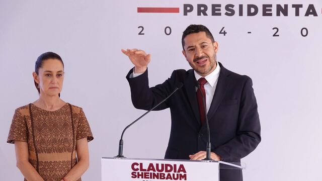 Claudia Sheinbaum, virtual presidenta electa, y Martí Batres Guadarrama, próximo director del ISSSTE