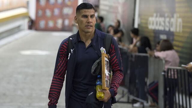 Salcido previo a un encuentro.