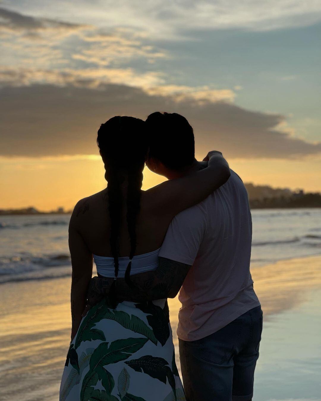 Kimberly Flores y Edwin Luna