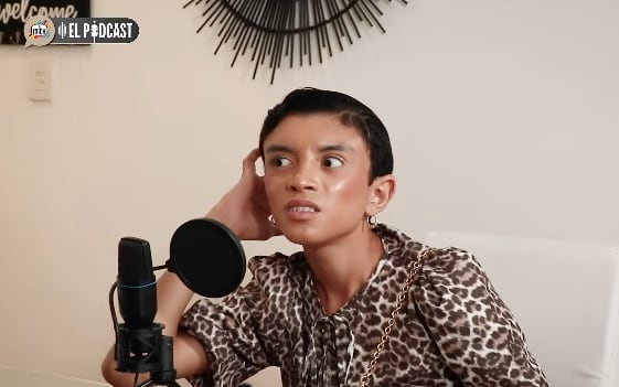 La Venenito en entrevista para YouTube.