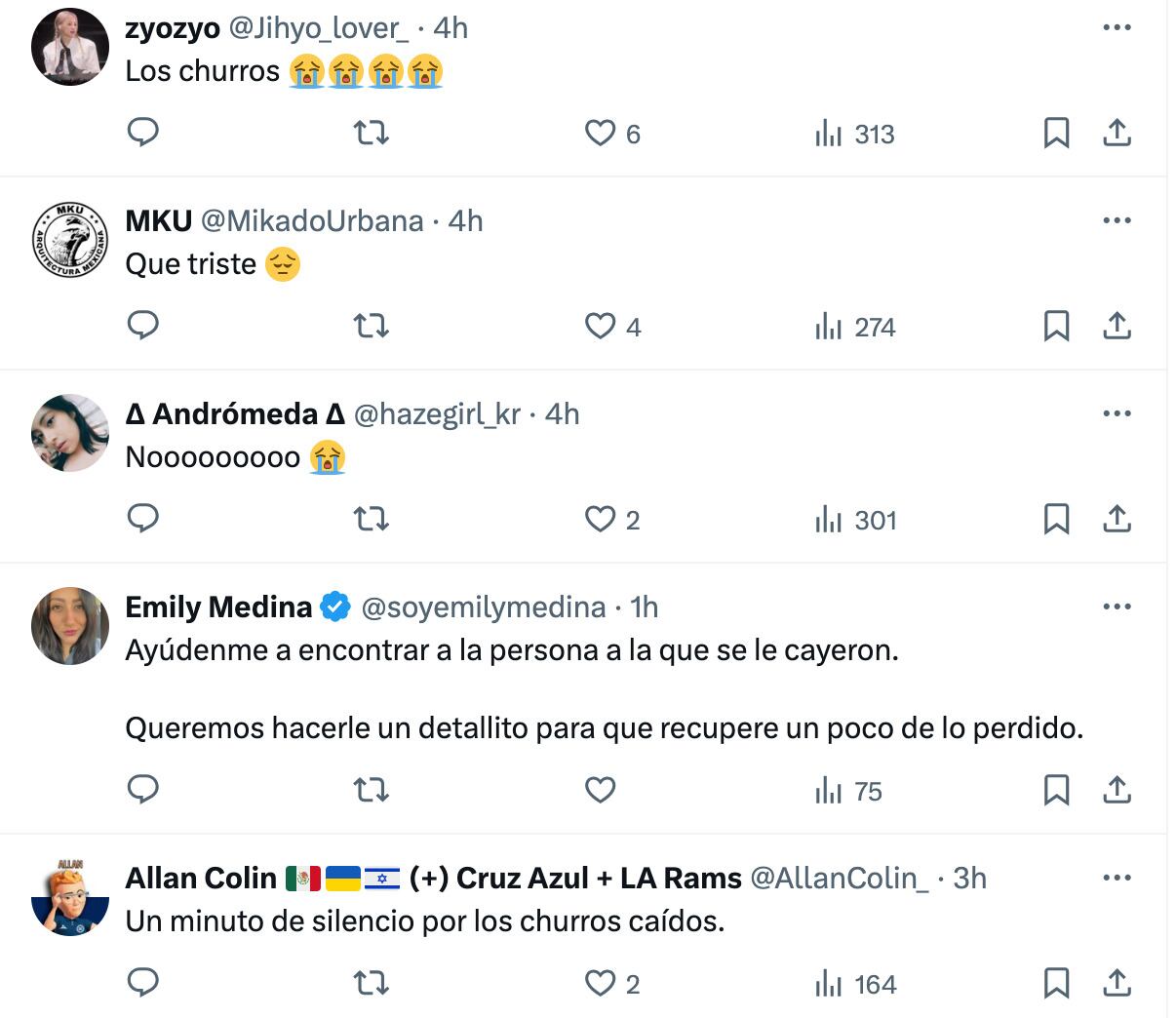 Usuarios lamentan los churros caídos del Metro Indios Verdes