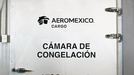 Instala Aeroméxico Cargo su primera cámara de congelación
