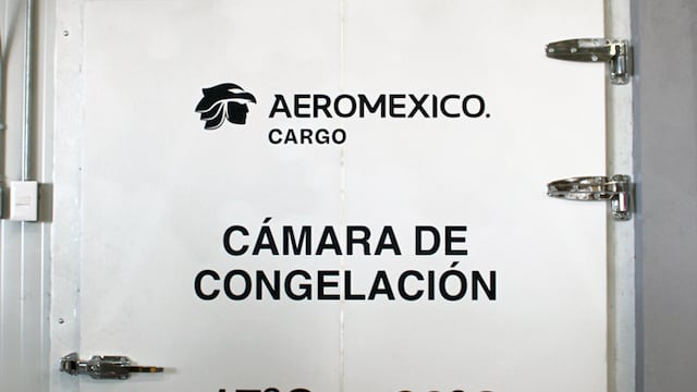 Primera cámara de congelación de Aeroméxico Cargo
