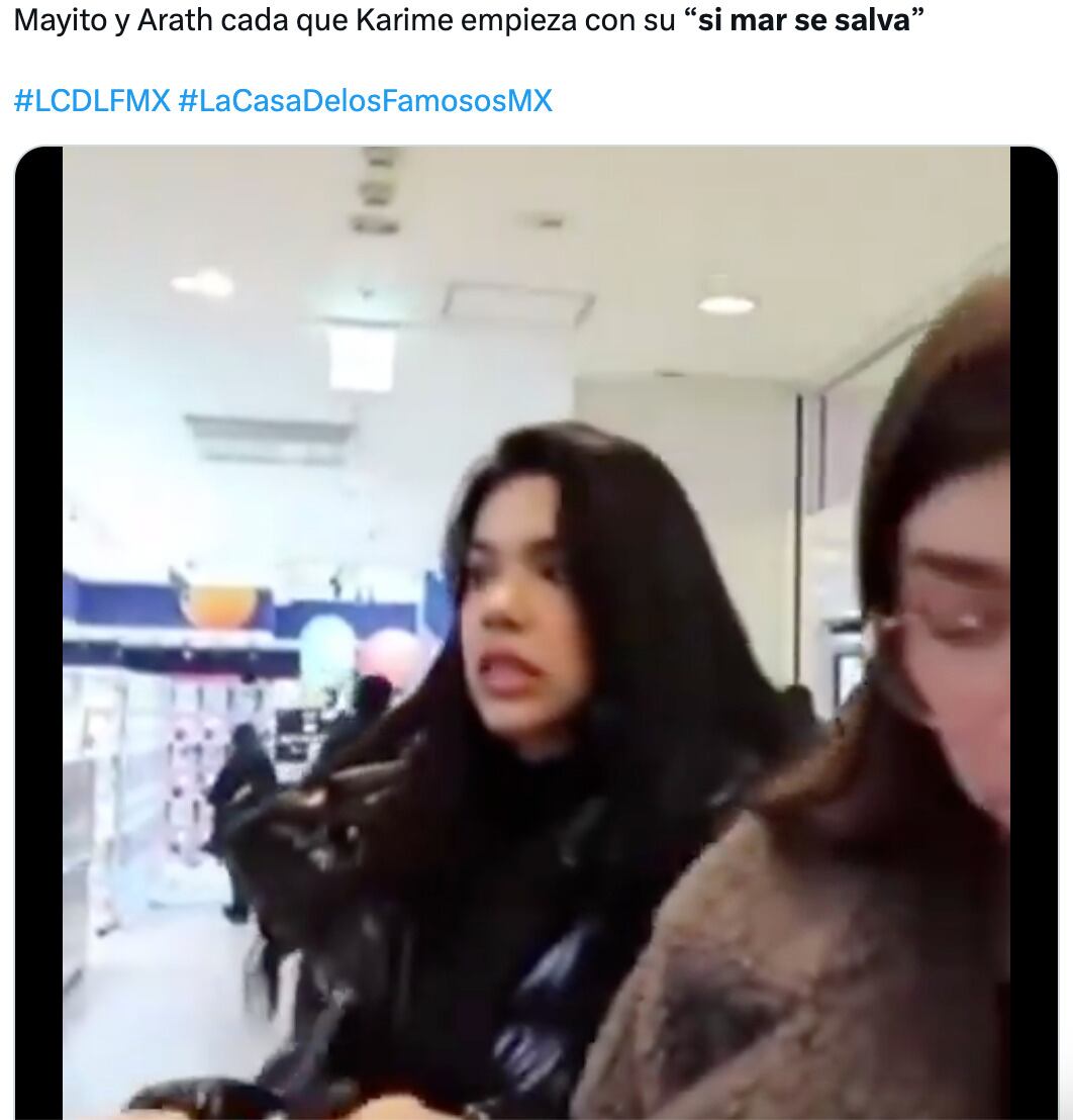 Karime Pindter inspira memes de "si mar se salva" en La Casa de los Famosos México 2024