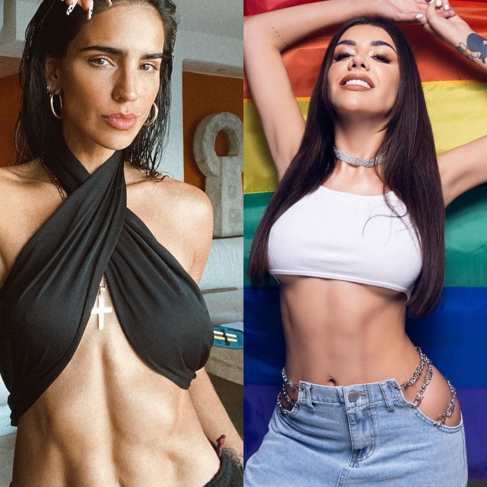 Bárbara de Regil y Karime Pindter.