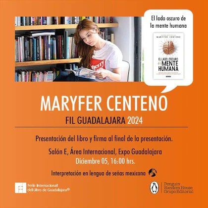 Maryfer Centeno en la FIL 2024