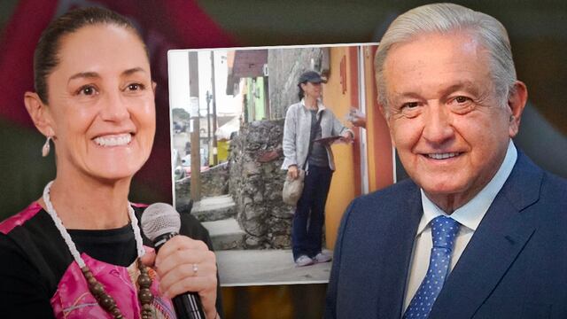 AMLO recuerda que Claudia Sheinbaum entregaba volantes de casa en casa y critica a “políticos profesionales”