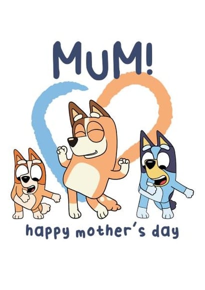 Tarjetas de Bluey para el Día de las Madres: 5 bonitos diseños para imprimir