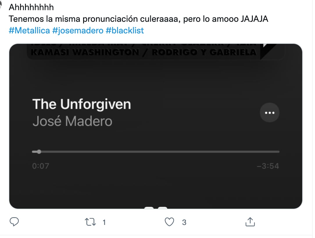 Usuarios reaccionan al cover de 'The Unforgiven' de José Madero
