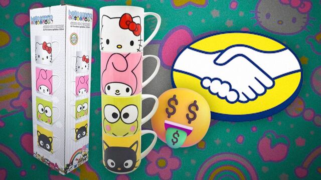 Set de tazas de Hello Kitty y sus amigos: Precio en oferta y dónde comprar el bonito coleccionable