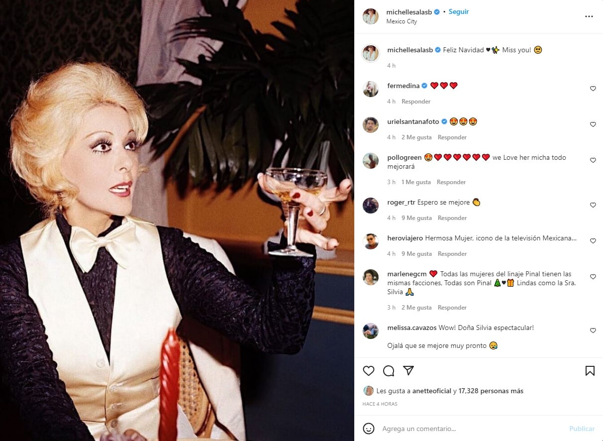 Michelle Salas comparte foto de Silvia Pinal de joven