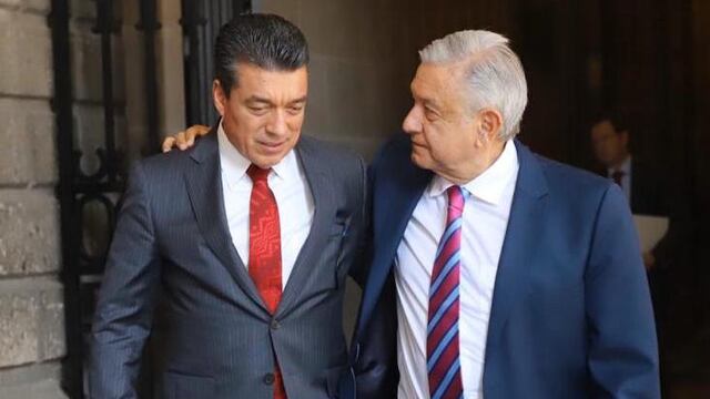 Rutilio Escandón y AMLO