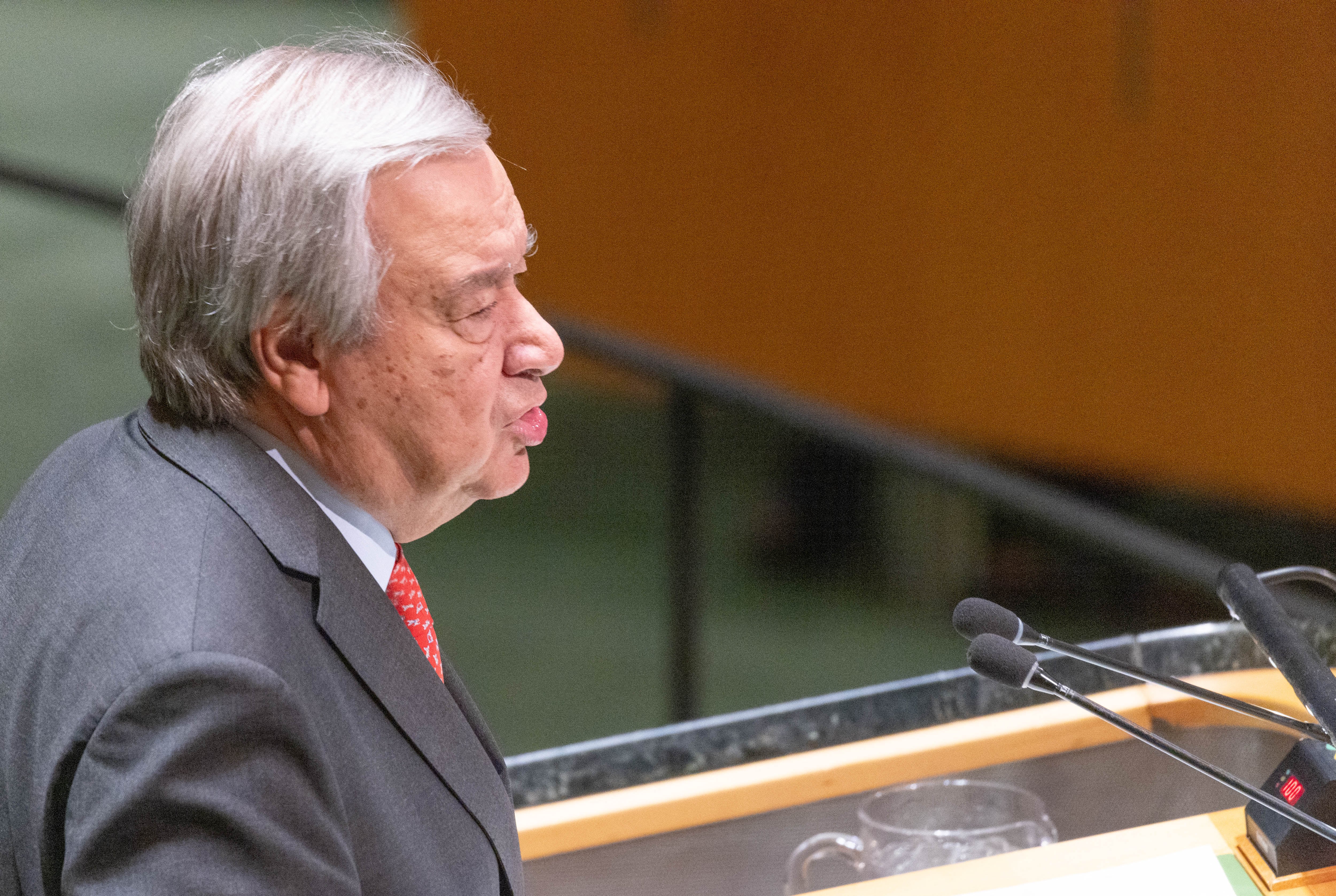 Antonio Guterres, secretario General de la ONU