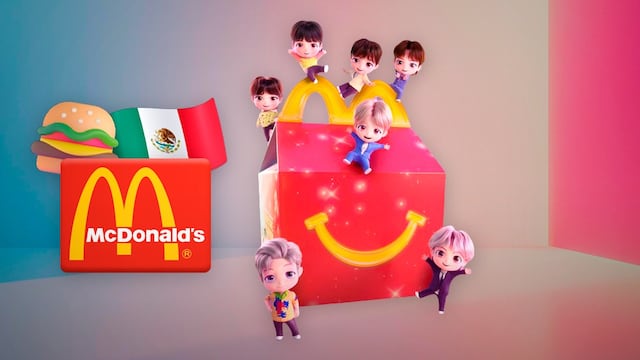Cajita Feliz de en McDonald's TinyTAN de BTS