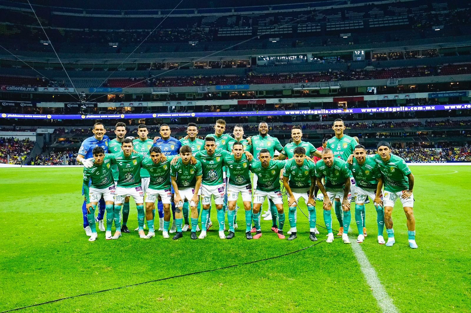 Club León en el Estadio Azteca