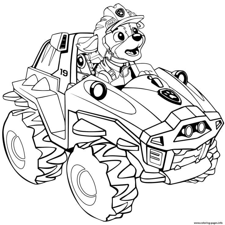 Dibujos de Rex de Paw Patrol para imprimir y colorear
