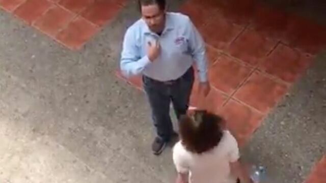 El video de la confrontación en la UNE.
