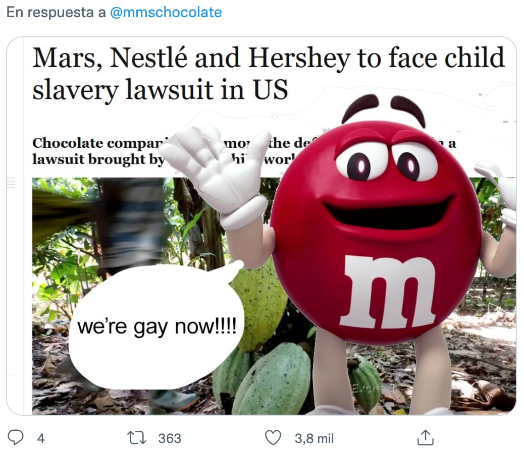 Demanda a M&M's por explotación infantil