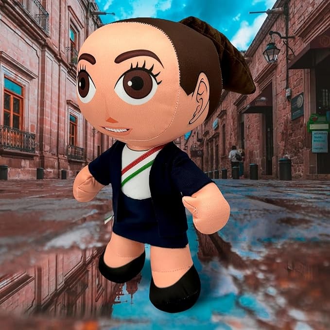 Peluche con banda presidencial